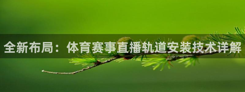 全新布局：体育赛事直播轨道安装技术详解