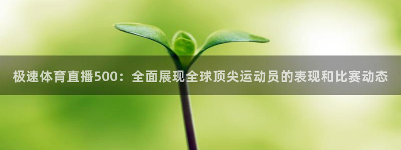 极速体育直播500：全面展现全球顶尖运动员的表现和比赛动态
