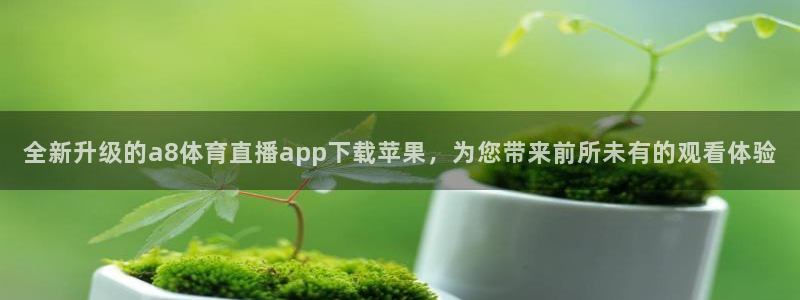 全新升级的a8体育直播app下载苹果，为您带来前所未有的观看体验