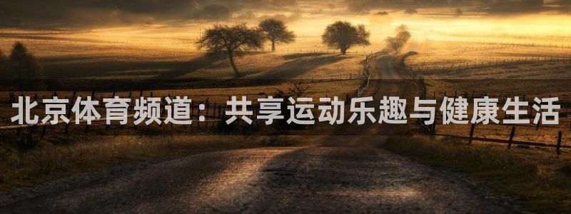 北京体育频道：共享运动乐趣与健康生活